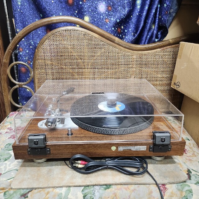 レストア済超美品カートリッジ新品！PioneerレコードプレーヤーPL-1250