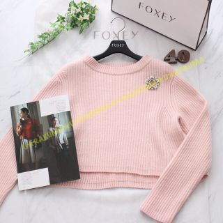 FOXEY☆美品☆フレンチシュクレ☆ピーチ☆ピンク☆40☆雑誌・DM掲載品