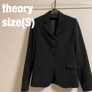 セオリー(theory)の【美品】theory  セオリー　テーラジャケット　ブラック　3ボタン　スーツ(テーラードジャケット)