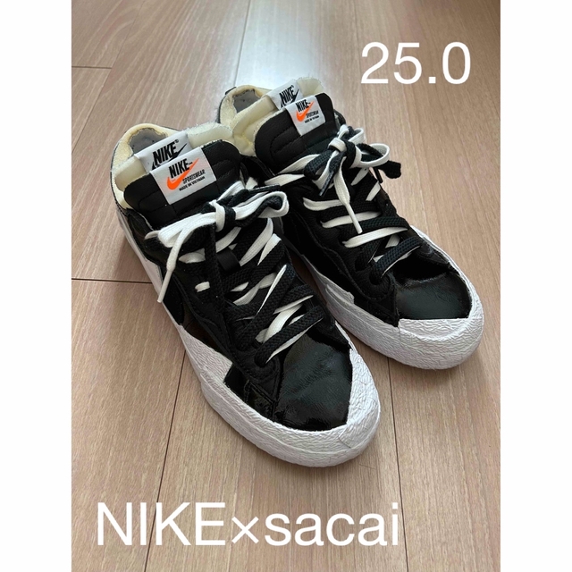 NIKE BLAZER LOW/SACAI 25cmブレーザー　ロー　サカイ