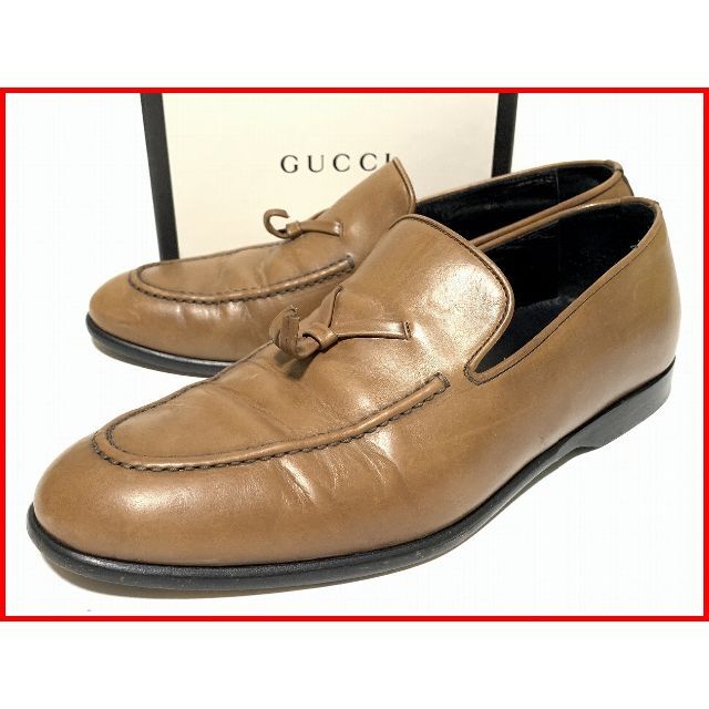 Gucci(グッチ)のGUCCI グッチ 6.5≒23.5cm スリッポン 茶 レディース jtl レディースの靴/シューズ(スリッポン/モカシン)の商品写真