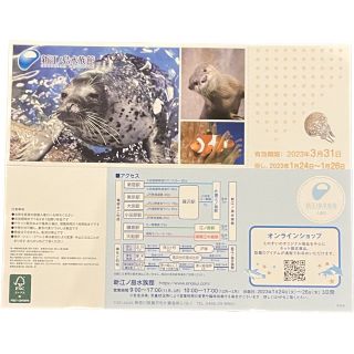 【もこ様専用】江ノ島水族館　1枚優待(水族館)