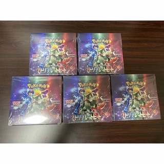 ポケモン - トリプレットビート シュリンク付き未開封5BOXの通販 by ...