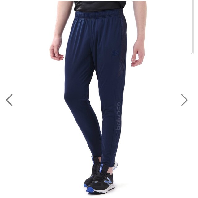 New Balance(ニューバランス)の新品 2XL newbalance stretch pants プロ仕様モデル紺 スポーツ/アウトドアのサッカー/フットサル(ウェア)の商品写真