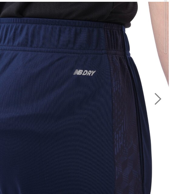 New Balance(ニューバランス)の新品 2XL newbalance stretch pants プロ仕様モデル紺 スポーツ/アウトドアのサッカー/フットサル(ウェア)の商品写真