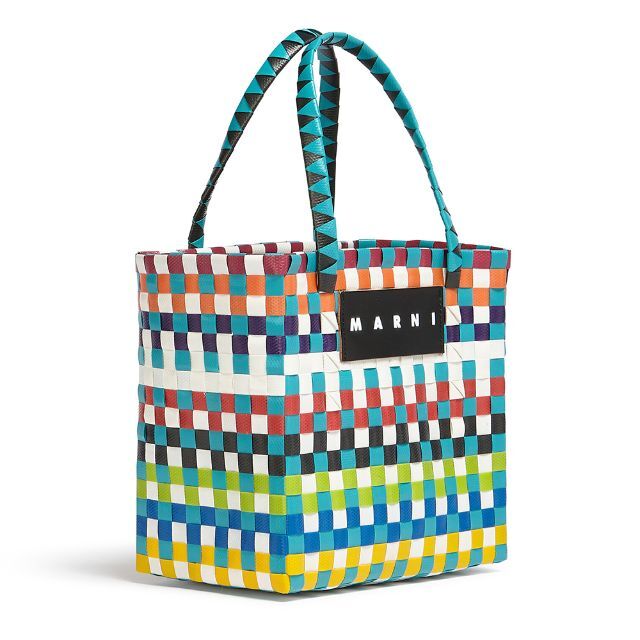 送料無料】 トートバッグ MARNI ピクニックバッグ カゴバッグ ワン