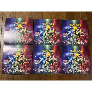 ポケモン - トリプレットビート 未開封 6BOX シュリンクなしの通販 by