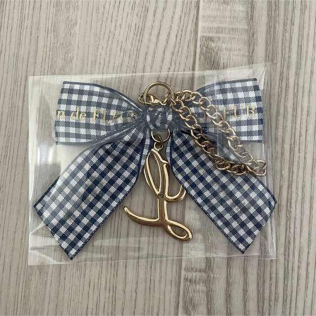 Maison de FLEUR - メゾンドフルール イニシャルチャーム チェック Lの