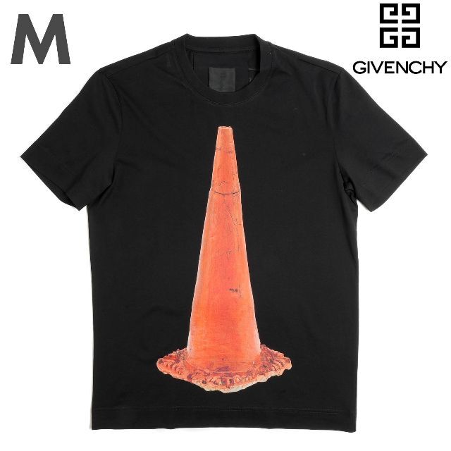 新品 Givenchy 三角コーン プリント バックロゴ Tシャツ