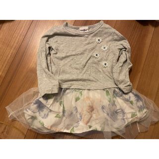 トイザラス(トイザらス)の☆2点で300円商品☆ 花柄チュールワンピース　90cmトイザらス　キッザラス　(ワンピース)