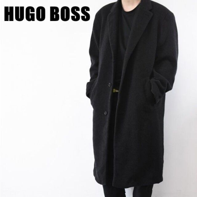 MN AJ0007 高級 HUGO BOSS ヒューゴボス ロング チェスター53身幅