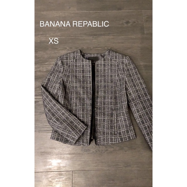 美品❗️BANANA REPUBLICノーカラージャケット