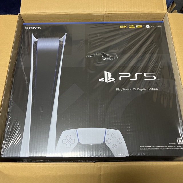 【新品未開封】PS5 デジタルエディション・CFI-1200B01 エンタメ/ホビーのゲームソフト/ゲーム機本体(家庭用ゲーム機本体)の商品写真