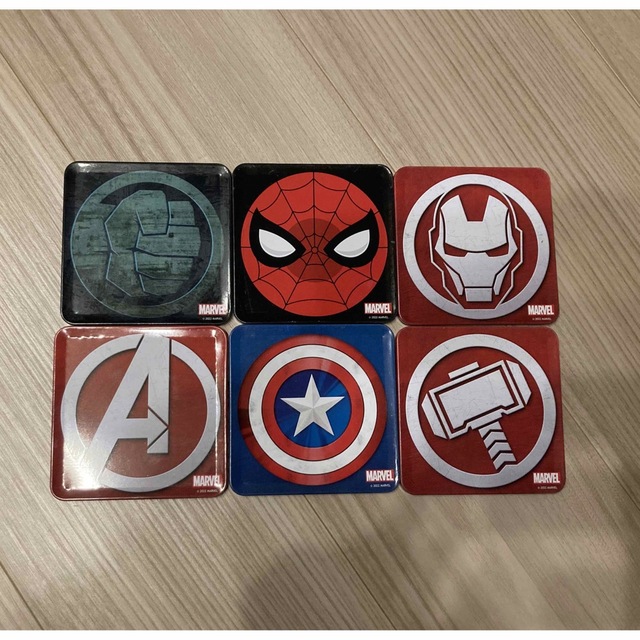 MARVEL(マーベル)のmarvel コースター エンタメ/ホビーのおもちゃ/ぬいぐるみ(キャラクターグッズ)の商品写真