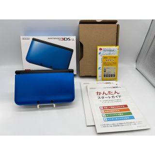 ニンテンドー3DS - 【完品】ニンテンドー3DS LL ブルー ブラック 本体