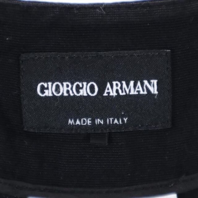 ジョルジオアルマーニ イタリア製 シルク100％ ロングパンツ ITA38 ブラック系 GIORGIO ARMANI サイドジップ レディース   【230310】 7