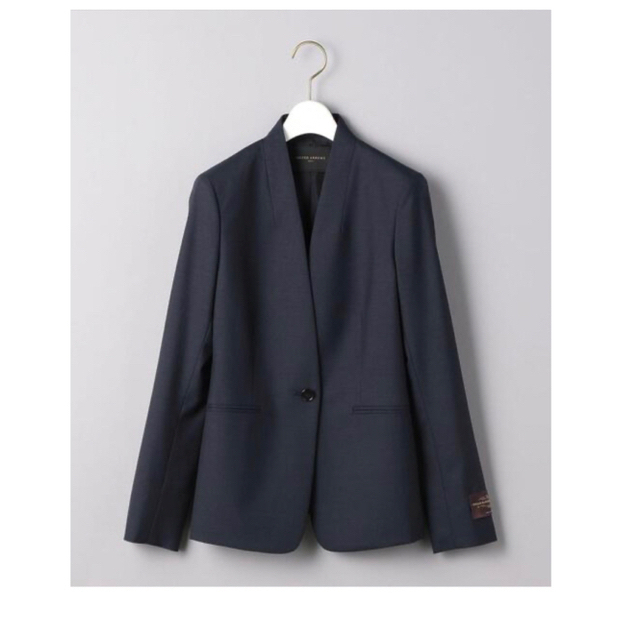 UNITED ARROWS(ユナイテッドアローズ)のCANONICO社 58300円 ノーラペル ジャケット スカートセット レディースのフォーマル/ドレス(スーツ)の商品写真