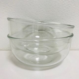 パイレックス(Pyrex)の未使用 パイレックス 耐熱ガラス ボウル ２個(調理道具/製菓道具)