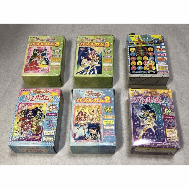 ensky(エンスカイ)のパズルガム 6点 女の子 プリキュア おしりかじり虫 レア エンタメ/ホビーのおもちゃ/ぬいぐるみ(キャラクターグッズ)の商品写真