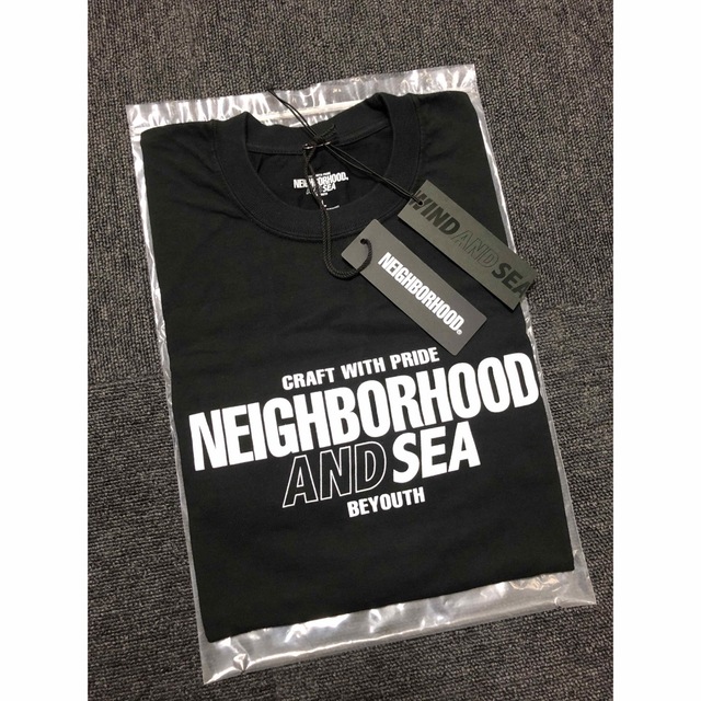 【新品】WIND AND SEA ×NEIGHBORHOOD ダブルロゴロンTTシャツ/カットソー(七分/長袖)