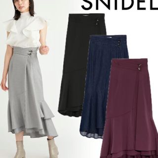 スナイデル(SNIDEL)のスカート　スナイデル　サイズ1(ロングスカート)