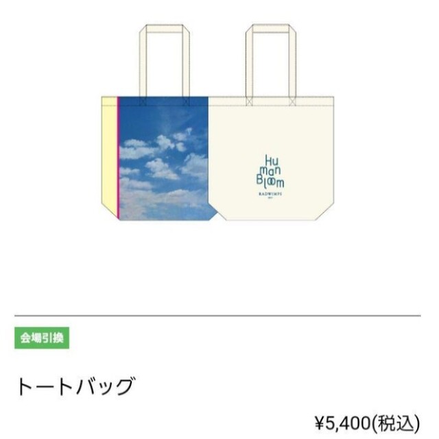 RADWIMPS トートバッグ 新品 未使用品 - ミュージシャン