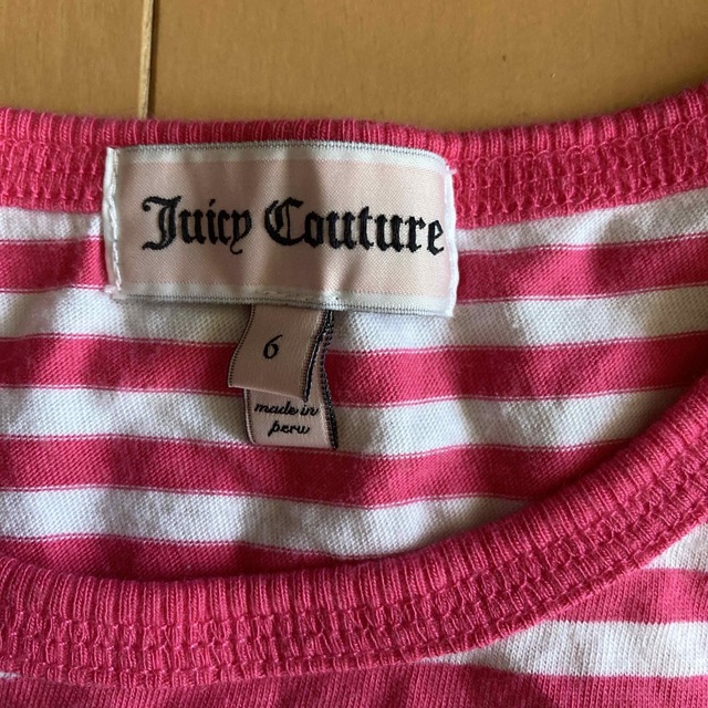 Juicy Couture(ジューシークチュール)のジューシークチュール　サイズ6 キッズ/ベビー/マタニティのキッズ服女の子用(90cm~)(Tシャツ/カットソー)の商品写真