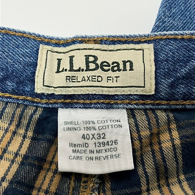 L.L.Bean ジーンズ 100%コットン デニム パンツ ワイド