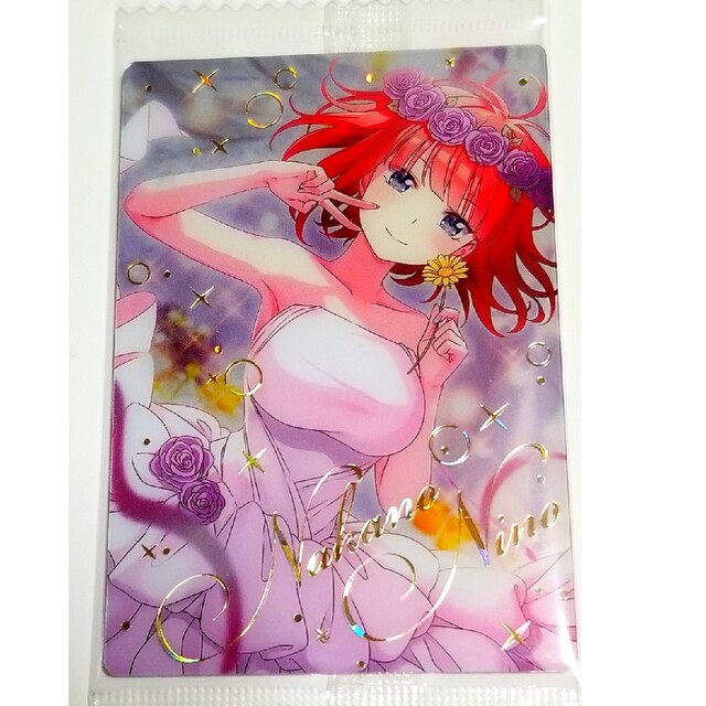 新品❗五等分の花嫁ウエハースカード　レア　一花　二乃　三玖　四葉　五月