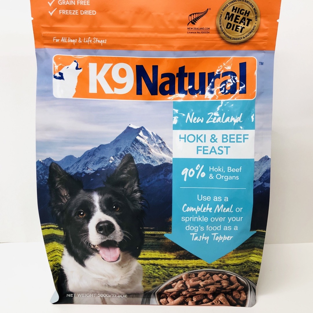 k9natural K9ナチュラル　ホキ＆ビーフフィースト　500g | フリマアプリ ラクマ