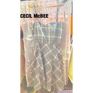 セシルマクビー(CECIL McBEE)のCECIL McBEEの膝丈ワンピース(ひざ丈ワンピース)