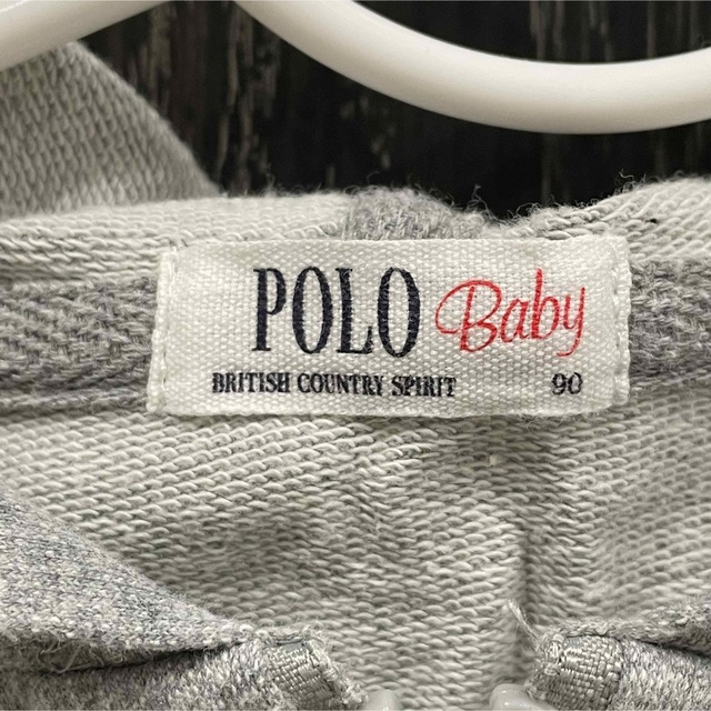 POLO（RALPH LAUREN）(ポロ)のPOLO Baby パーカー　グレー キッズ/ベビー/マタニティのキッズ服男の子用(90cm~)(ジャケット/上着)の商品写真