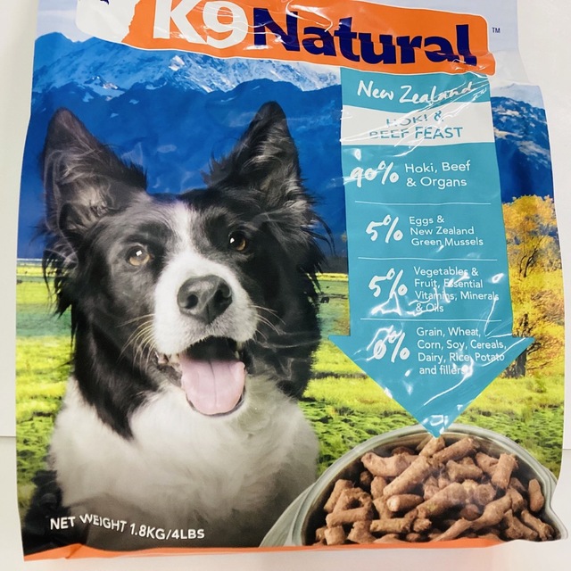 その他k9natural  K9ナチュラル　ホキ＆ビーフ・フィースト　1.8kg