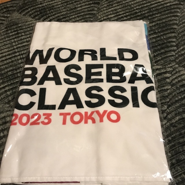MIZUNO(ミズノ)のWBC2023 フェイスタオル　新品　未開封 スポーツ/アウトドアの野球(応援グッズ)の商品写真