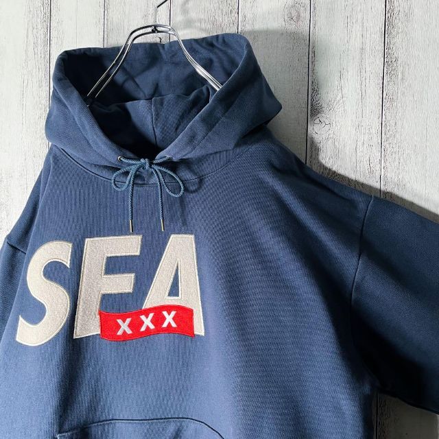 WIND AND SEA - 【新品 限定コラボ L】ウィンダンシー ゴッドセレクション 両面刺繍 パーカーの通販 by ☆SCARERS