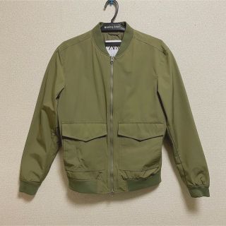 ザラ(ZARA)のZARA ザラ　カーキ色　緑　オリーブ　薄手　ブルゾン(ブルゾン)