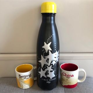 スターバックスコーヒー(Starbucks Coffee)のスタバ　ニューヨーク 限定 ハンドペイントボトル & 北京スタバミニカップセット(タンブラー)