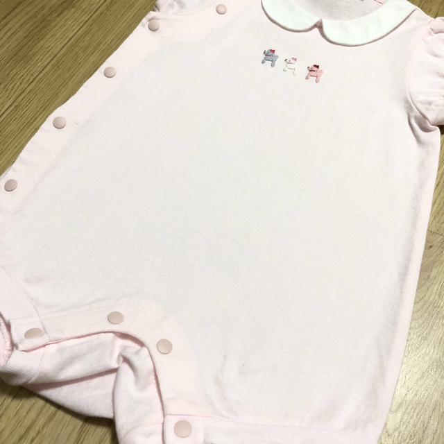 familiar - 【美品】familiar ファミリア 白襟 薄ピンク familiar - 【美品】familiar ファミリア 白襟 薄ピンク