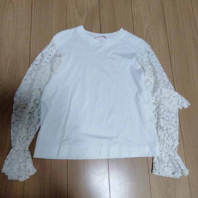 SEE BY CHLOE(シーバイクロエ)のSEE BY CHLOE 袖レーストップス レディースのトップス(Tシャツ(長袖/七分))の商品写真