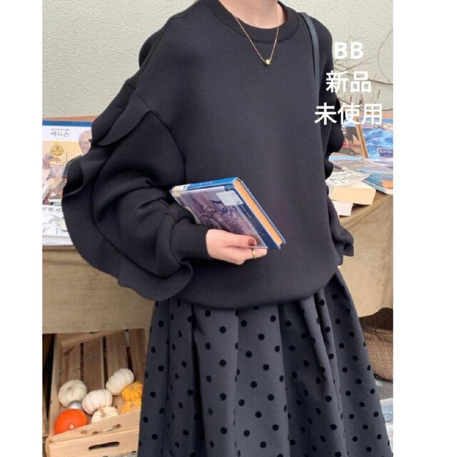 BIRTHDAY BASH(バースデーバッシュ)の※専用　BB BirthdayBash FRILL SLEEVE SWEATER レディースのトップス(ニット/セーター)の商品写真