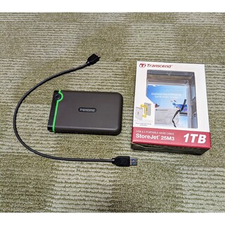 Transcend - Transcend トランセンド USB 3.1 ポータブルHDD 1TB