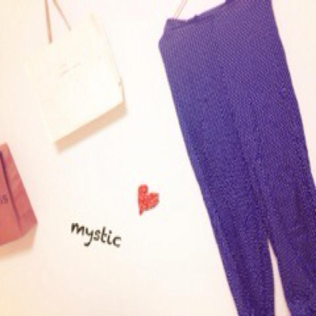 mystic(ミスティック)の○ドット柄セットアップ○ レディースのパンツ(オールインワン)の商品写真