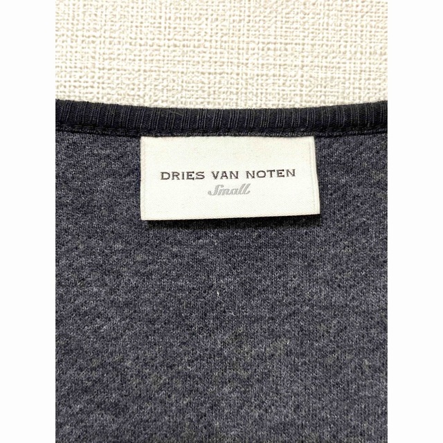 ドリスヴァンノッテン Vネック コットン ウール Tシャツ サイドジップ