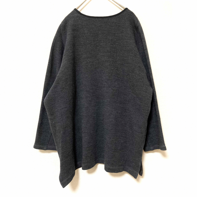 ドリスヴァンノッテン Vネック コットン ウール Tシャツ サイドジップ