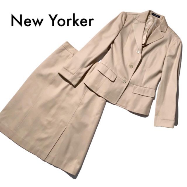 NEWYORKER - ニューヨーカー スーツ スカート セットアップ ベージュ 9