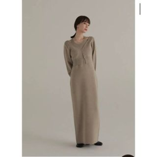 クラネ(CLANE)の【 Louren 】ensemble knit onepiece (ロングワンピース/マキシワンピース)