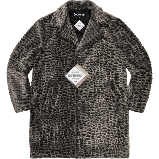 Supreme(シュプリーム)のSupreme CROC FAUX FUR OVERCOAT メンズのジャケット/アウター(チェスターコート)の商品写真