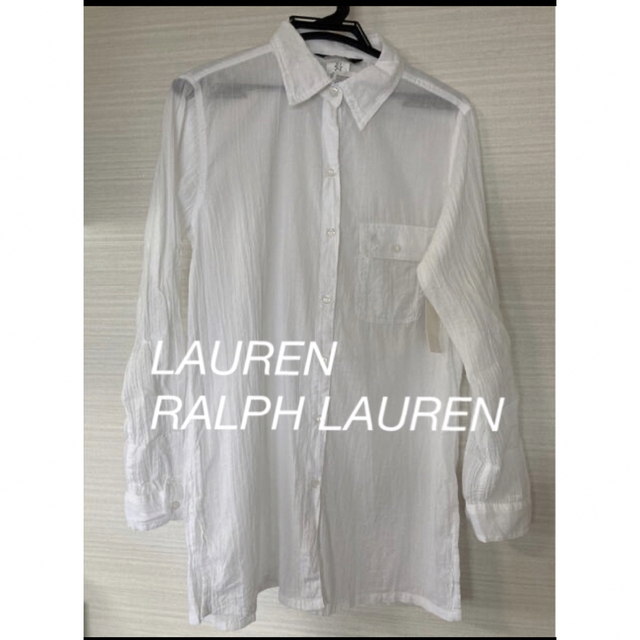 LAUREN ラルフローレン　白シャツ　シャツ　米国購入　新品