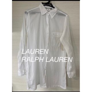 ポロラルフローレン(POLO RALPH LAUREN)のLAUREN ラルフローレン　白シャツ　シャツ　米国購入　新品(シャツ/ブラウス(長袖/七分))