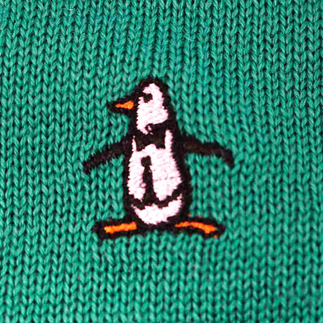 ペンギン by マンシングウェア◆ウール100% ニット セーター グリーン